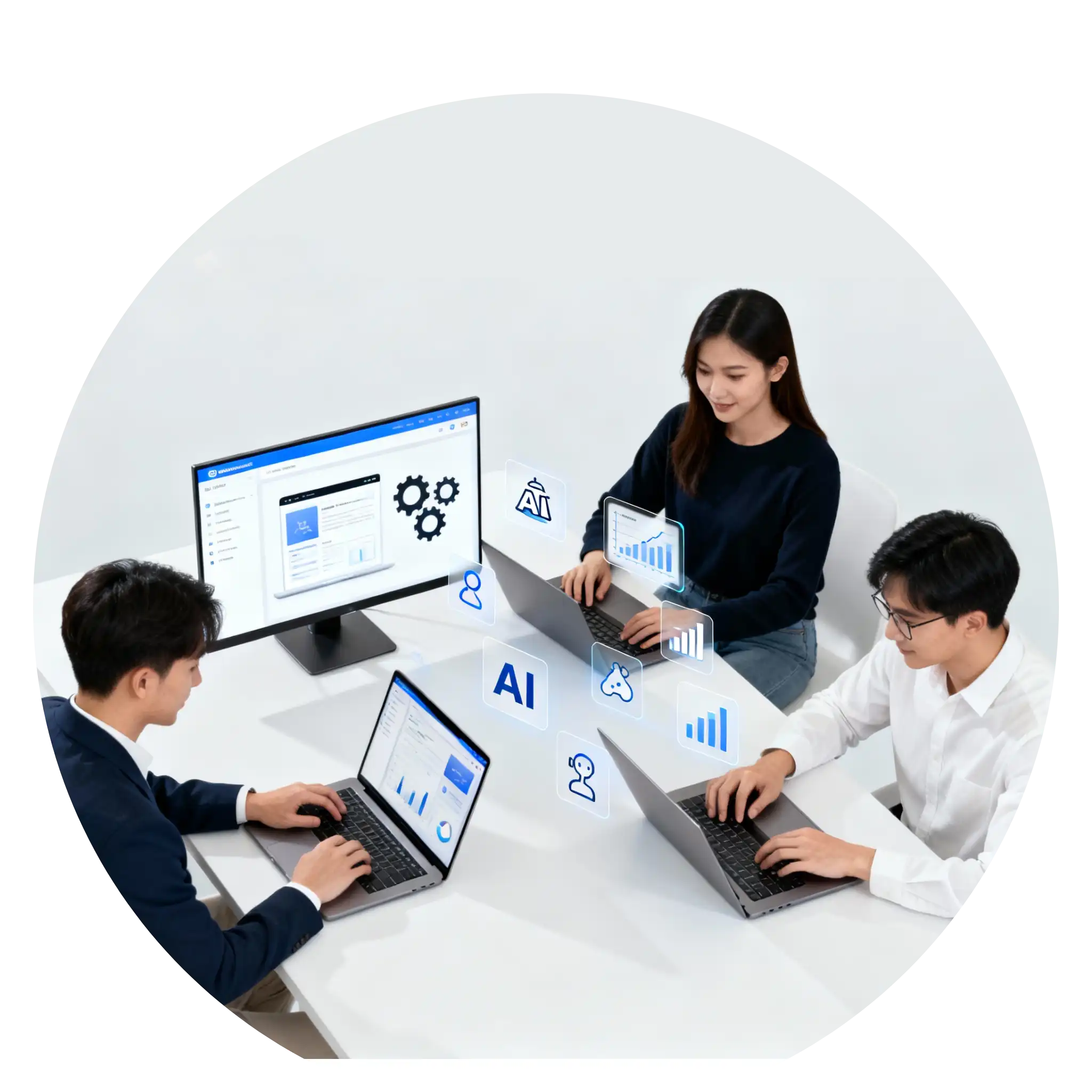 İntework ekibi ve çalışma ortamı